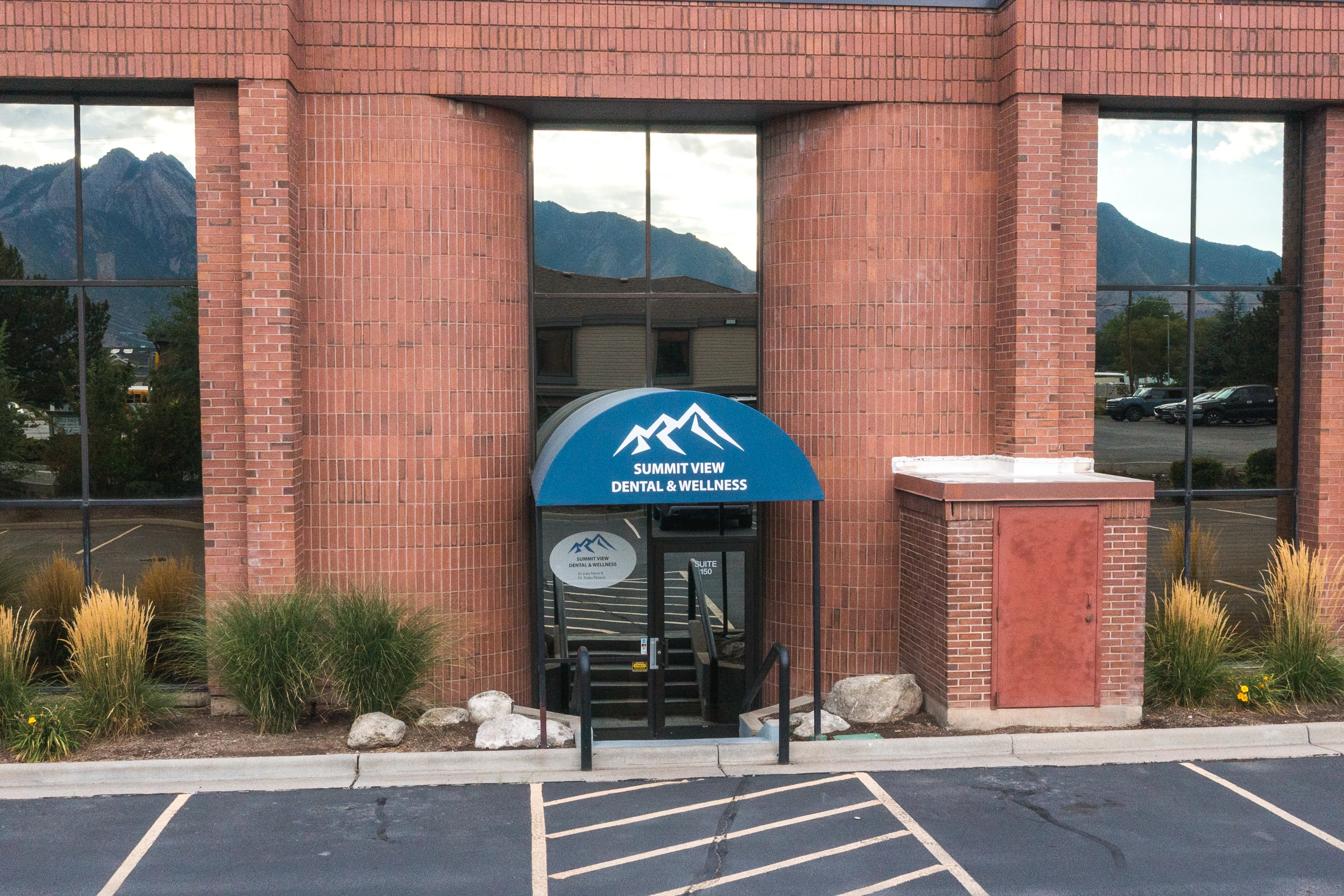 office building front